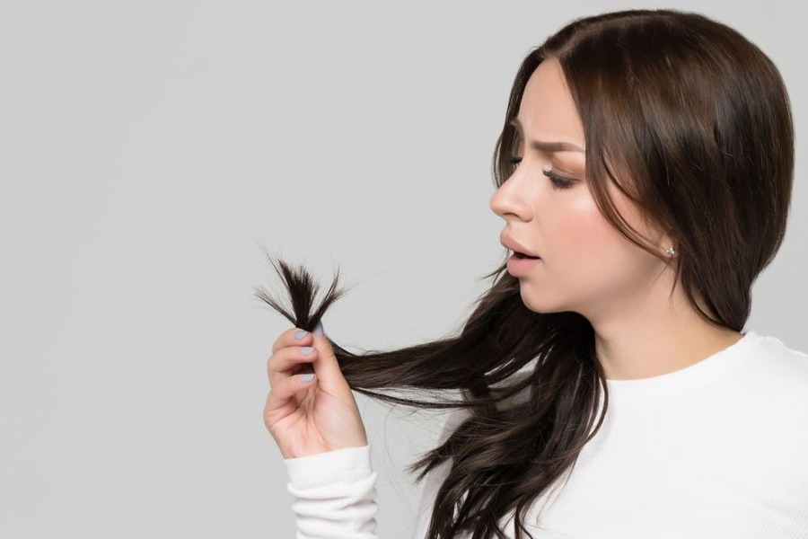 Split Ends Vs Healthy Hair