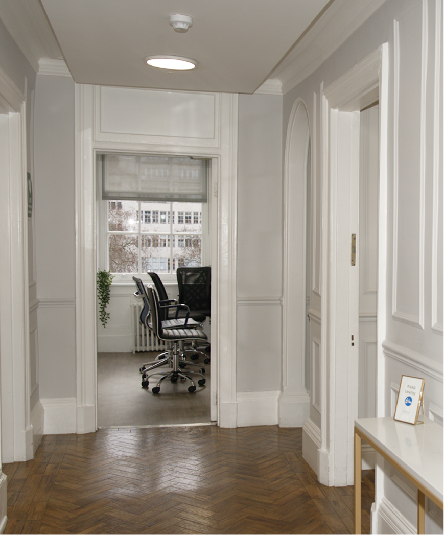 Wimpole Clinic long hallway