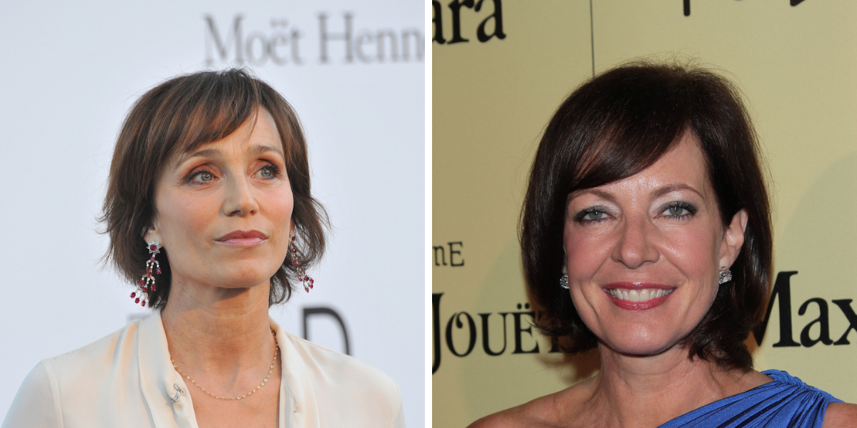 Feathered bob with a fringe