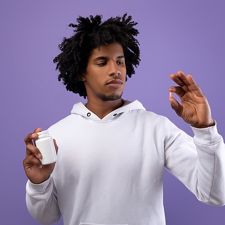 man considering taking VDPHL01 for hair loss