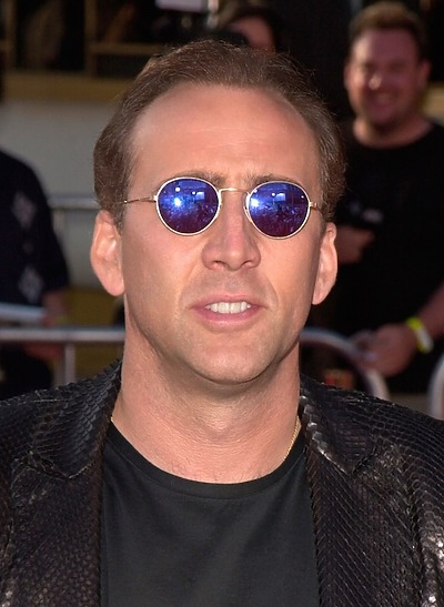 Nicolas Cage’s hairline in 2000 (age 36)